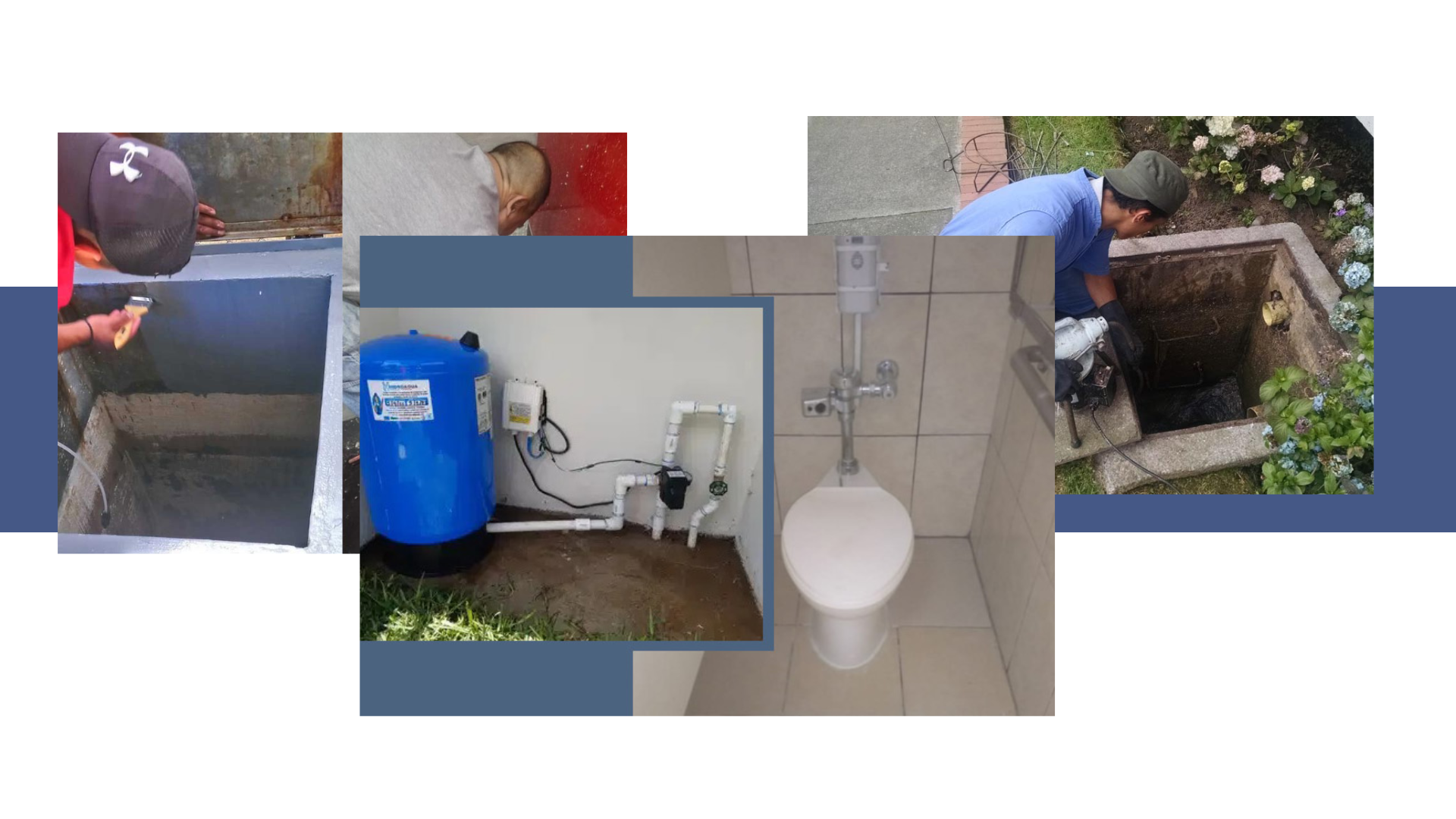 Instalación de baño en Guatemala